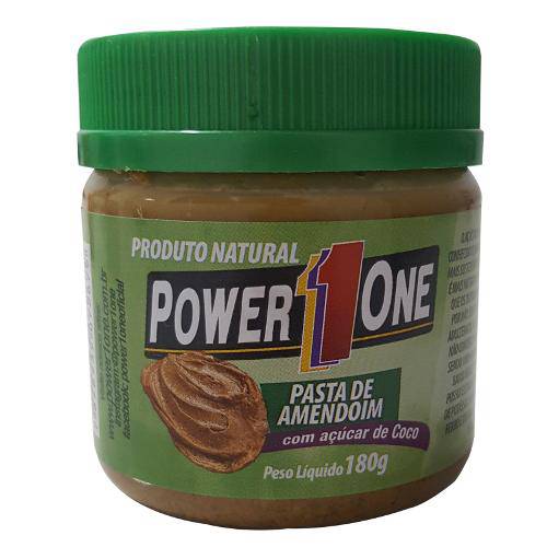 Pasta de Amendoim Açucar de Coco 180g - Power One