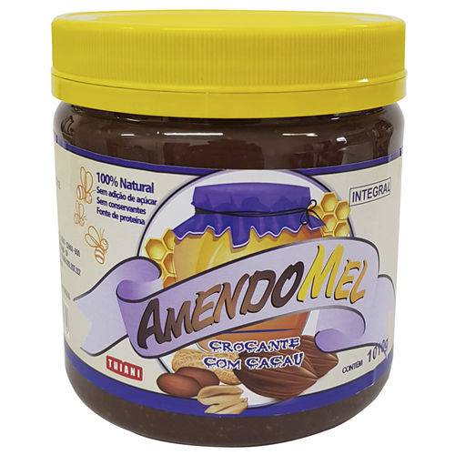 Pasta de Amendoim Amendomel Crocante com Cacau Thiani 1 Kg