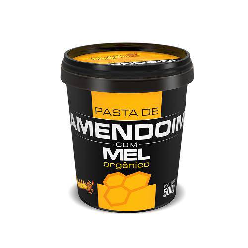 Pasta de Amendoim C/ Mel - 500g - Mandubim