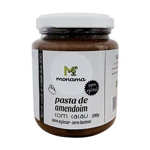 Pasta de Amendoim Cacau e Xylitol 200g - Monama