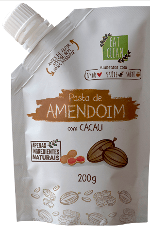 Pasta de Amendoim Cacau Zero 200g - Eat Clean