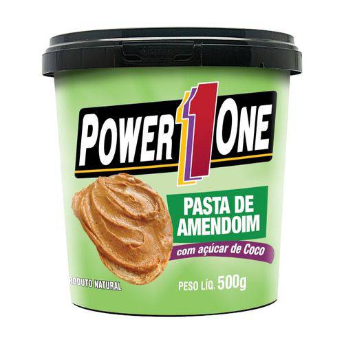 Pasta de Amendoim com Açúcar de Coco (500g) - Power One