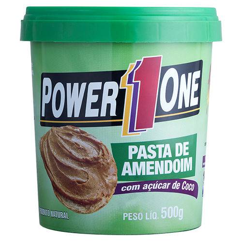 Pasta de Amendoim com Açúcar de Coco Powerone 500g