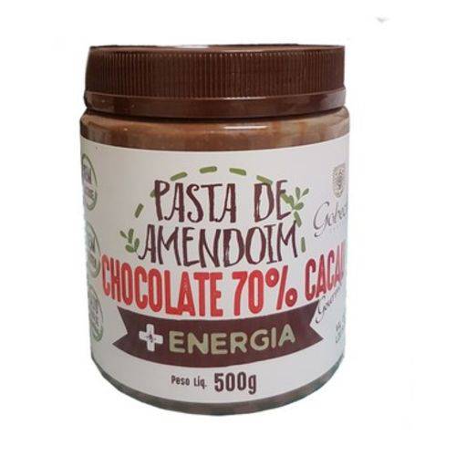 Pasta de Amendoim com Chocolate Gobeche 70% Cacau e Mel - 500g