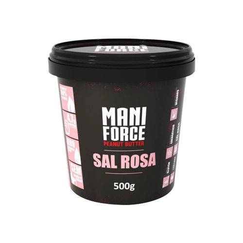 Pasta de Amendoim com Sal Rosa 500gr - Mani Force