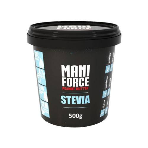 Pasta de Amendoim com Stevia 500gr - Mani Force