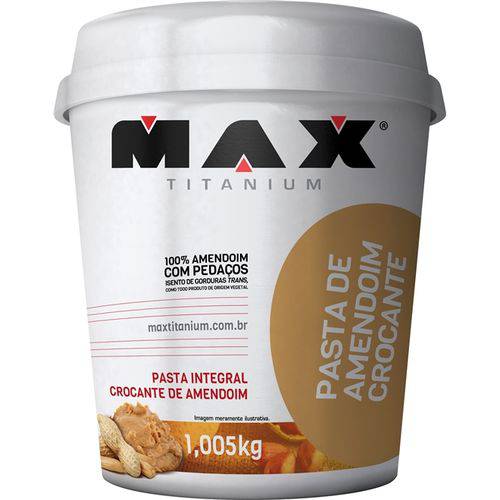 Pasta de Amendoim Crocante (1,005kg) - Max Titanium