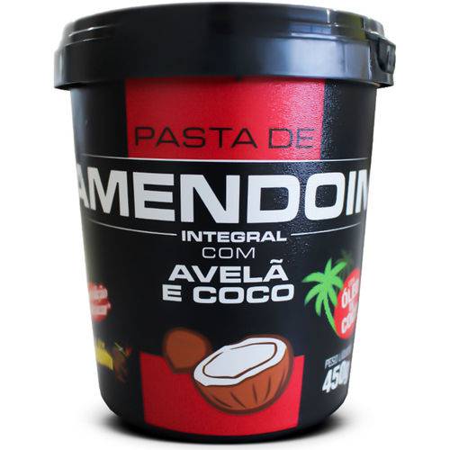 Pasta de Amendoim Int C Avela e Coco 480g - Mandubim