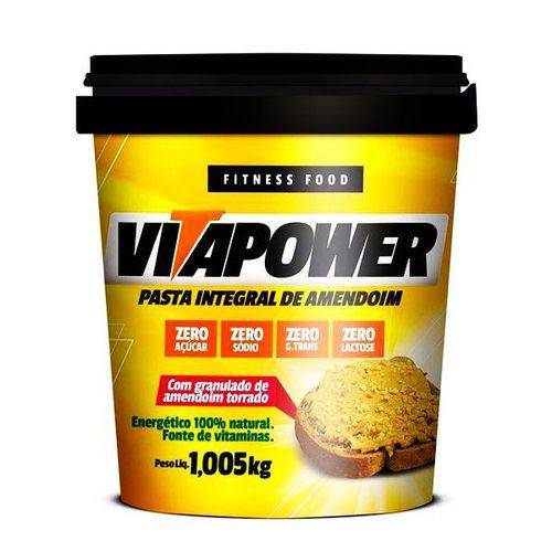 Pasta de Amendoim Integral Crocante - 1,005kg - Vita Power