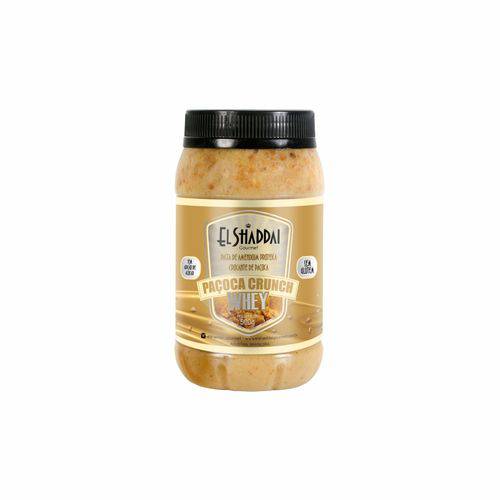 Pasta de Amendoim Paçoca Crunch Whey 500 Gr - El Shaddai