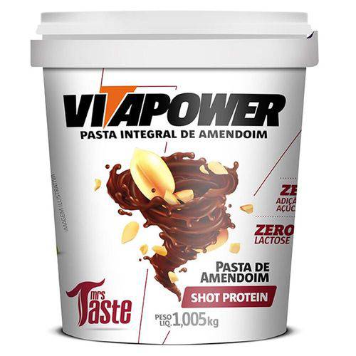 Pasta de Amendoim Shot Protein (1kg) - Vitapower