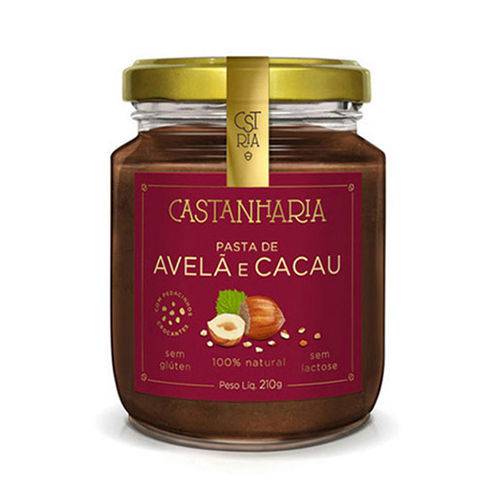 Pasta de Avelã de Cacau Castanharia 210g