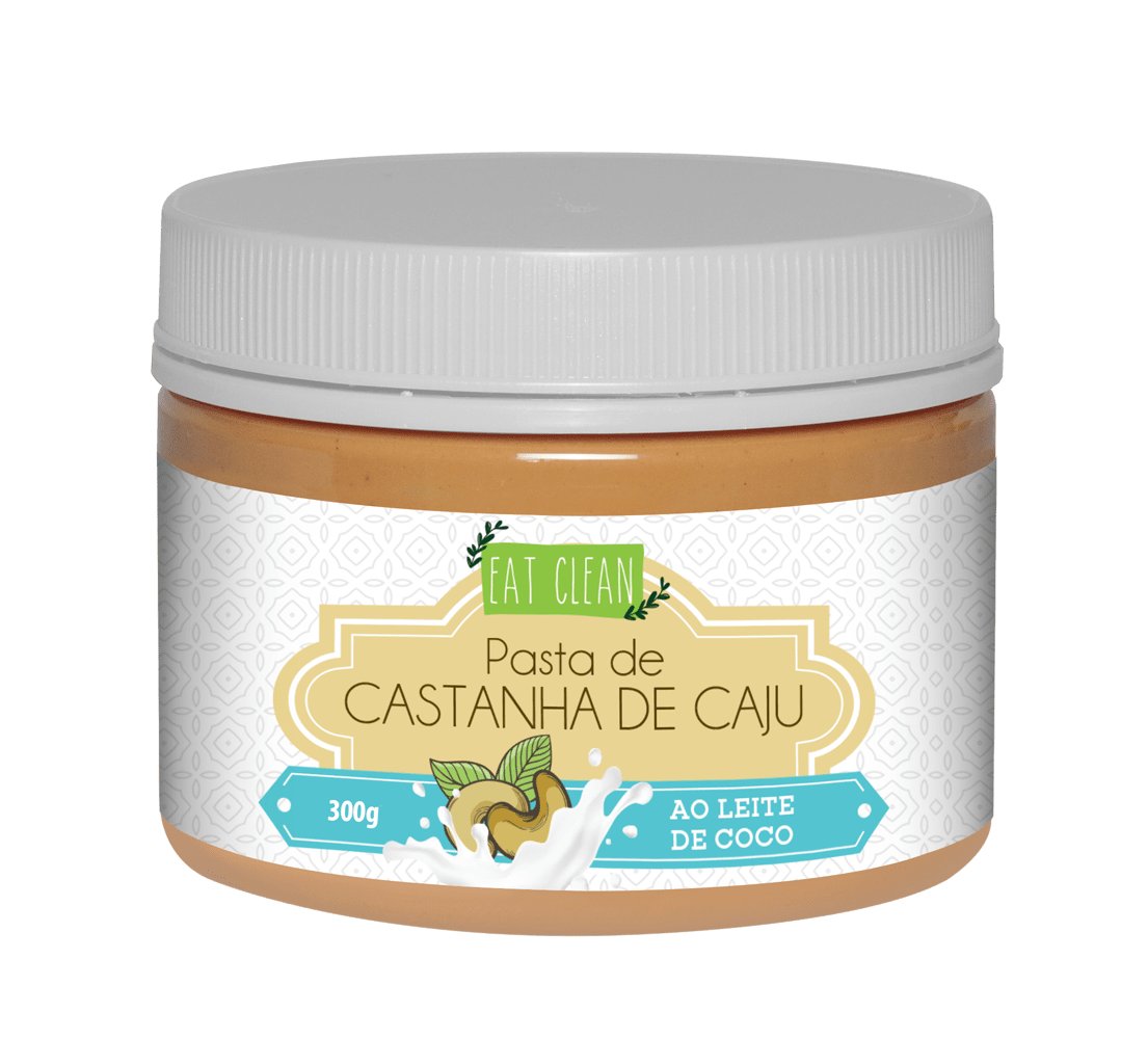 Pasta de Castanha de Caju com Leite de Coco 300g - Eat Clean