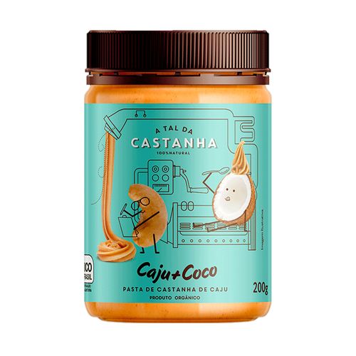 Pasta de Castanha Orgânica Caju + Coco - a Tal da Castanha - 200g
