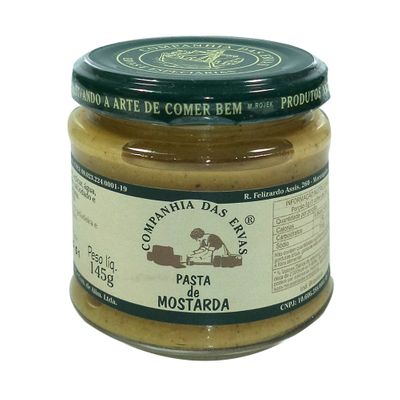 Pasta de Mostarda 145g - Companhia das Ervas