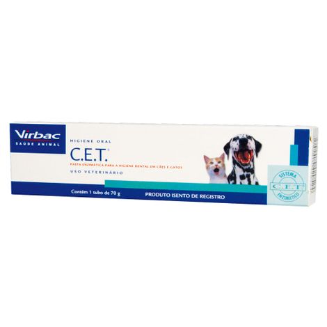 Pasta Dental C.E.T para Cães e Gatos - Virbac