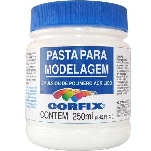 Pasta P/ Modelagem Corfix 250 Ml Branco 69000.3