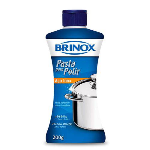 Pasta para Polir Aço Inox Brinox 200G