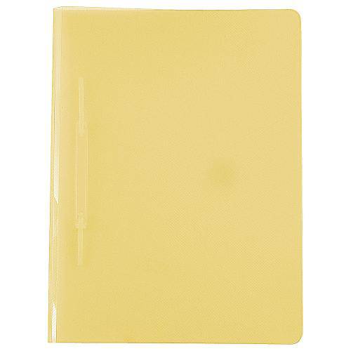 Pasta Plastica com Grampo Trilho - Oficio 606pp Amarelo - Un