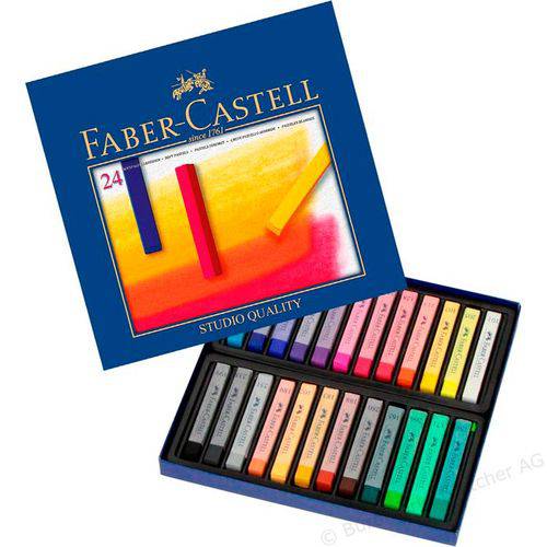 Pastel Seco Faber-Castell Creative Studio 24 Cores 128324