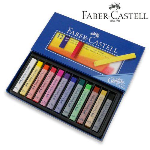 Pastel Seco Faber Castell Creative Studio Longo - Estojo 012 Cores 128312