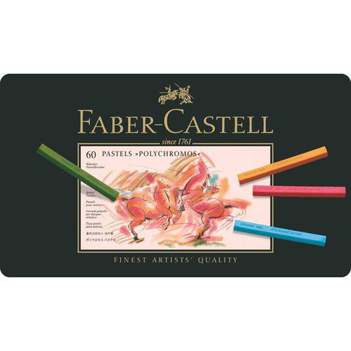 Pastel Seco Faber Castell Polychromos Estojo Papel 060 Cores 128560