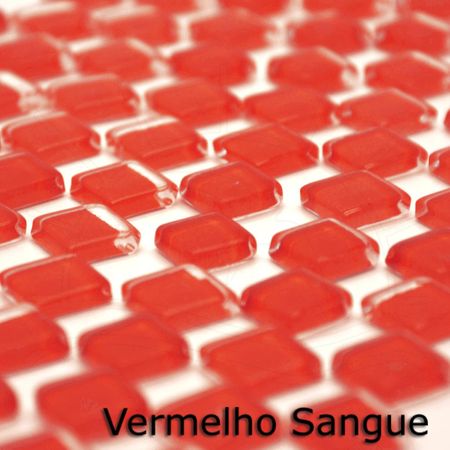 Pastilhas Mosaico Quadrada - 200g 315 - Vermelho Sangue