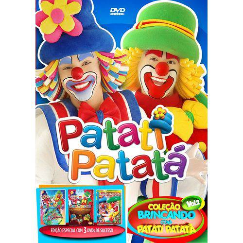 Patati Patatá: Coleção Brincando com Patati Patatá Vol. 2 - 3 DVDs Infantil