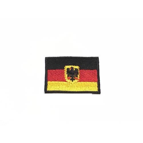 Patche Aplique Bordado da Bandeira da Alemanha Ocidental