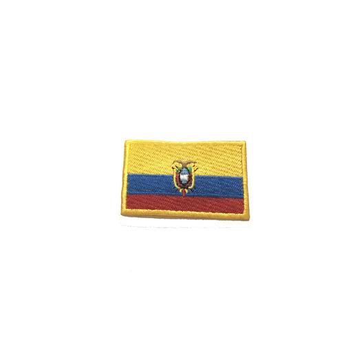 Patche Aplique Bordado da Bandeira do Equador