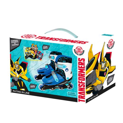 Patins Ajustável Transformers com Kit de Segurança - Astro Toys