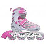 Patins In Line Ajustavel Winmax Rosa M (34 a 37)