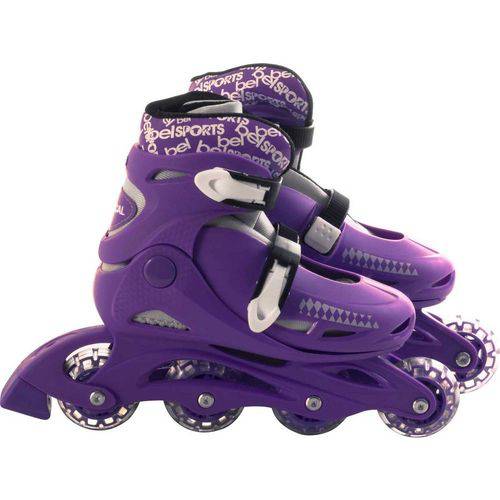 Patins In-Line Rollers Radical Iniciante Caixa Tamanho M Belsports