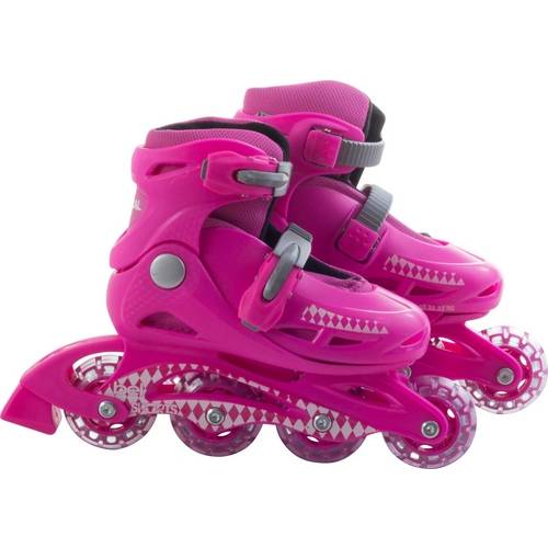 Patins In-Line Rollers Radical Iniciante Tamanho P Belsports