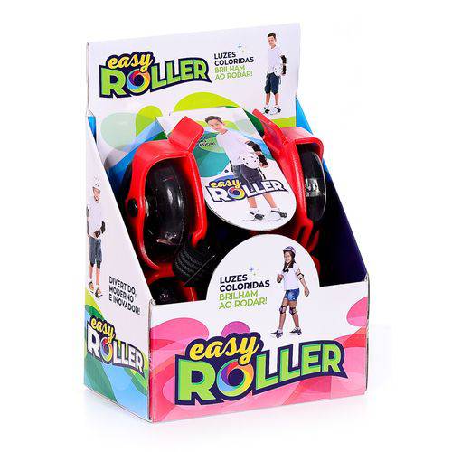 Patins Infantil para Adaptar no Tênis Easy Roller Rodas Pretas