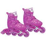 Patins Inline - Tracer Girl - Rollerderby - Pink - Tam 33/35 - Fila