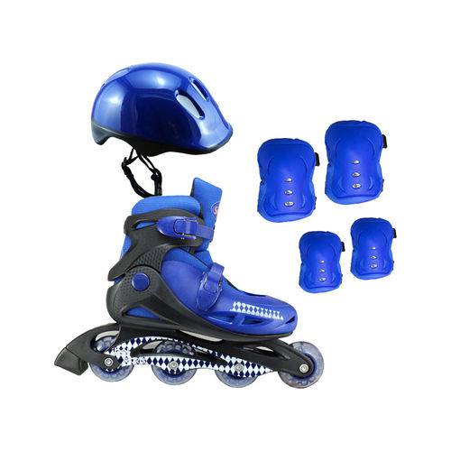 Patins Rollers Radical Azul Bel Sports (m)