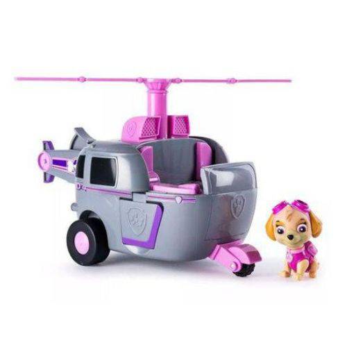 Patrulha Canina Veículo Deluxe Helicopter com Som e Luz Skye - Sunny