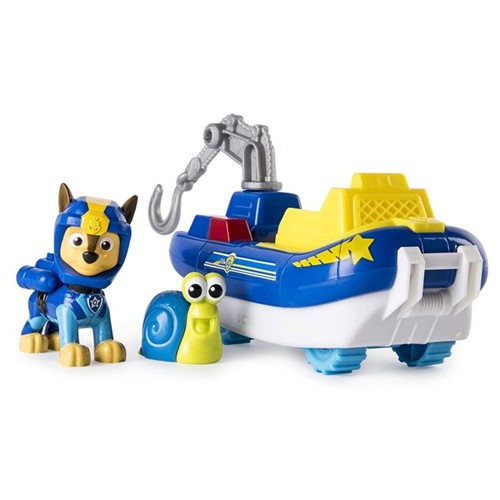 Patrulha Canina - Veículo Sea Patrol com Figura - Chase - Sunny - SUNNY