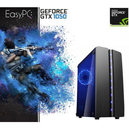 PC Gamer Easypc Battle Intel Core I5 6GB (GeForce GTX 1050 2GB) HD 1TB