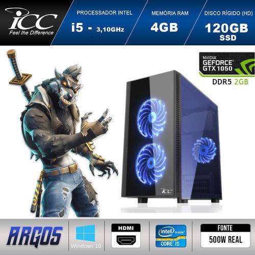 Pc Gamer Icc Ag2545sw Intel Core I5 3,2 Ghz 4gb 120gb Ssd Geforce Gtx 1050 2gb Ddr5 128bits Hdmi Full HD Windows 10