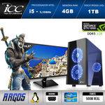 Pc Gamer Icc Ag2542sm19 Intel Core I5 3,2 Ghz 4gb 1tb Geforce Gtx 1050 2gb Ddr5 128bits Hdmi Full HD Monitor Led 19,5"