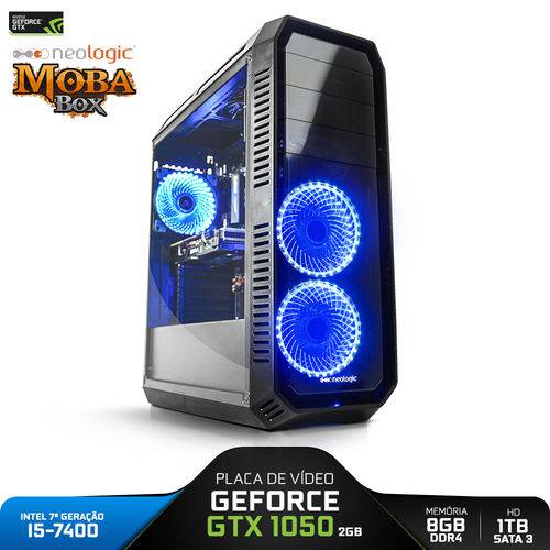 PC Gamer Neologic Moba Box NLI80971 Intel I5-7400 8GB (GeForce GTX 1050 2GB) 1TB
