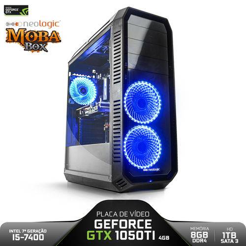 PC Gamer Neologic Moba Box NLI80975 Intel I5-7400 8GB (GeForce GTX 1050TI 4GB) 1TB