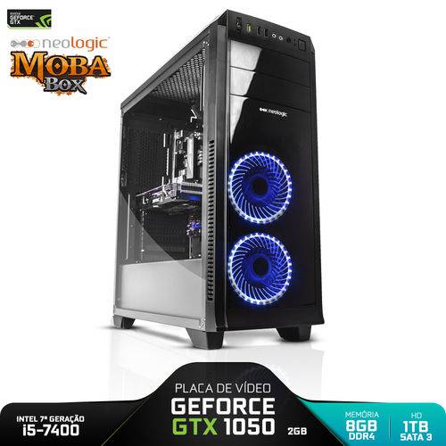 PC Gamer Neologic Moba Box NLI80979 Intel I5-7400 8GB (GeForce GTX 1050 2GB) 1TB