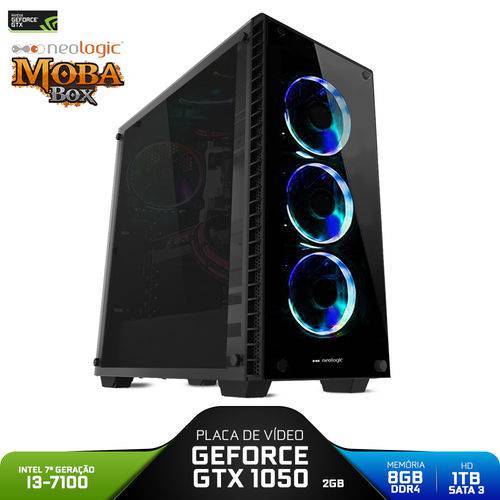 PC Gamer Neologic Moba Box NLI80985 Intel I3-7100 8GB (GeForce GTX 1050 2GB) 1TB