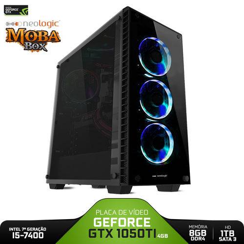 PC Gamer Neologic Moba Box NLI80991 Intel I5-7400 8GB (GeForce GTX 1050TI 4GB) 1TB