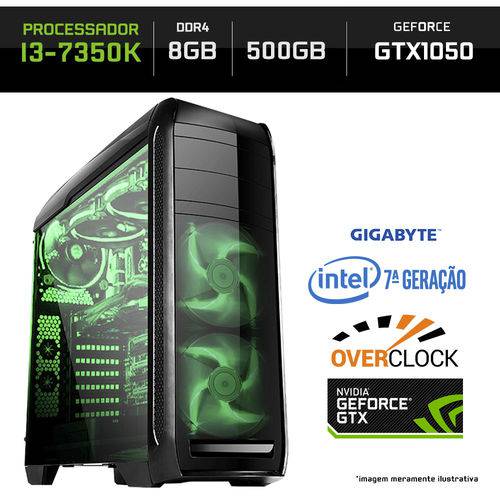 PC Gamer Neologic NLI80041 I3-7350K 8GB (GeForce GTX 1050 2GB) 500GB