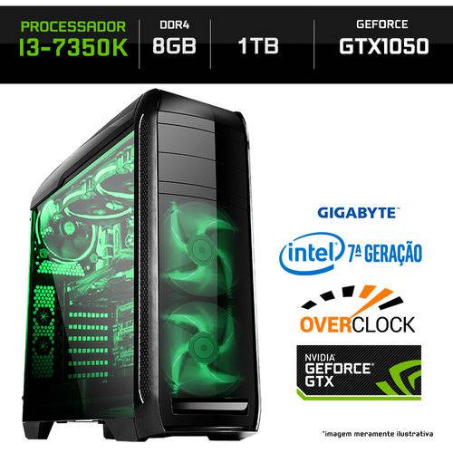 PC Gamer Neologic NLI80045 I3-7350K 8GB (GeForce GTX 1050 2GB) 1TB