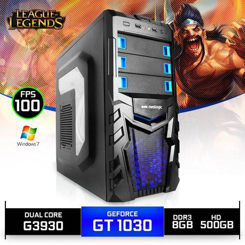 PC Gamer Neologic Nli80342 Intel G3930 8GB (GeForce GT 1030 2GB) 500GB - Win 7